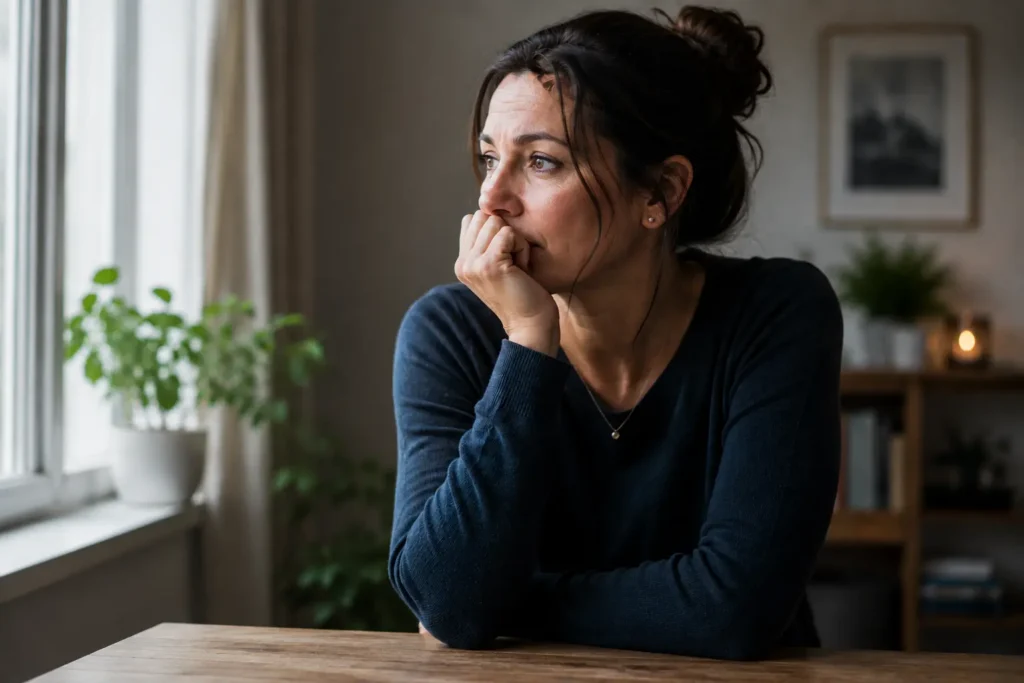 Woman Reflecting on Her Relationship with Alcohol | The Rose House