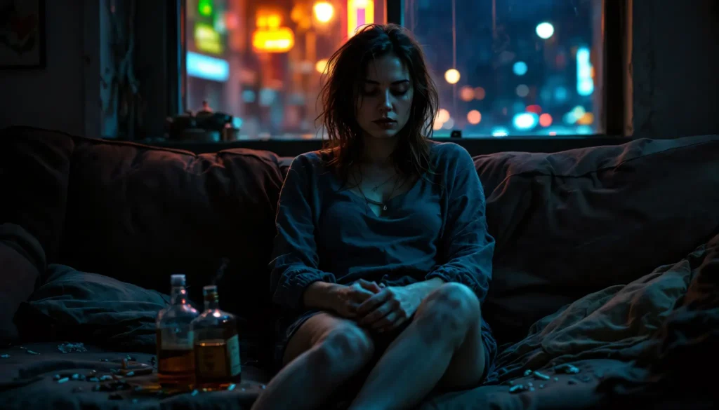 Woman Reflecting on Her Relationship with Alcohol | The Rose House