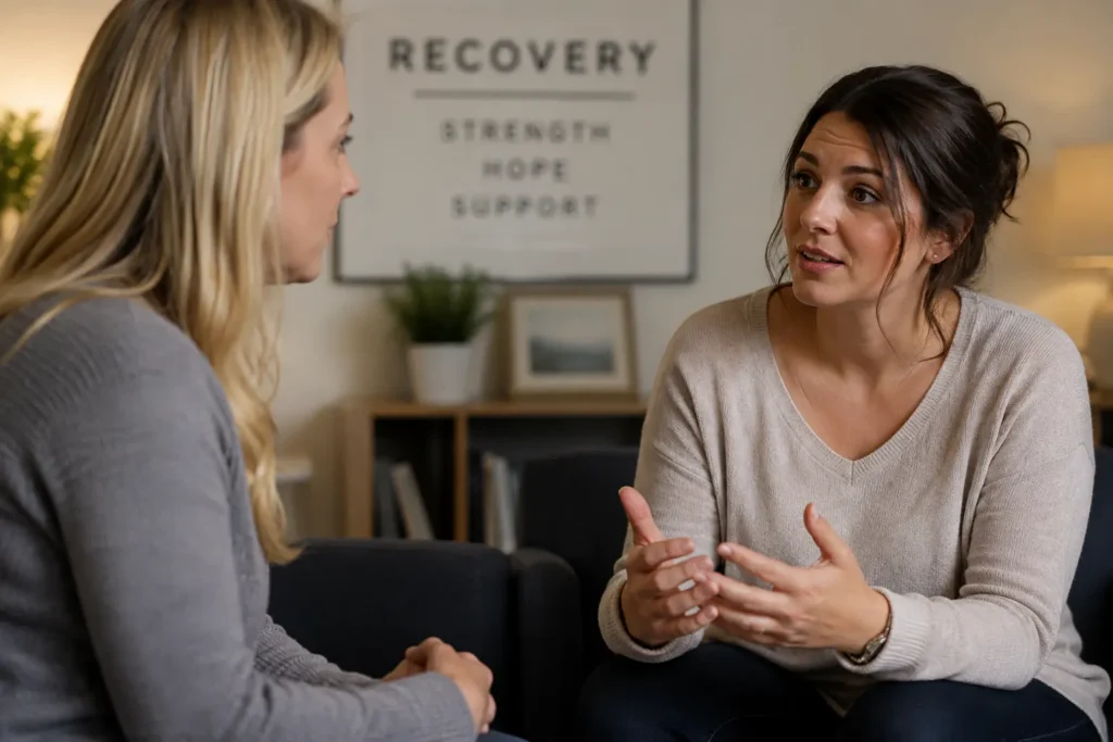 Women Discussing Their Experiences with Alcohol Addiction | The Rose House